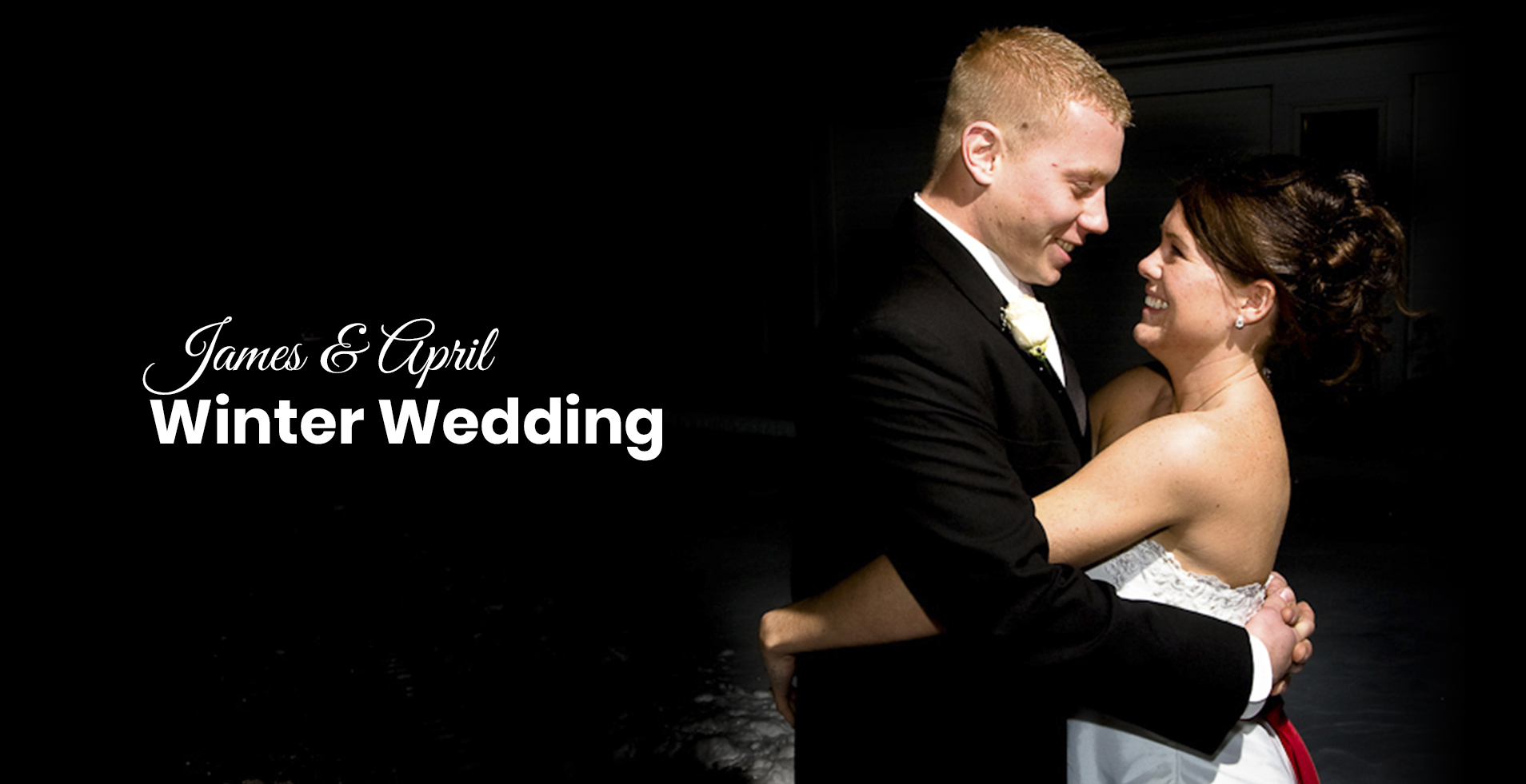 James & April :: Winter Wedding