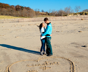 Austin & Marissa || Fall Engagement Session in Holland Michigan