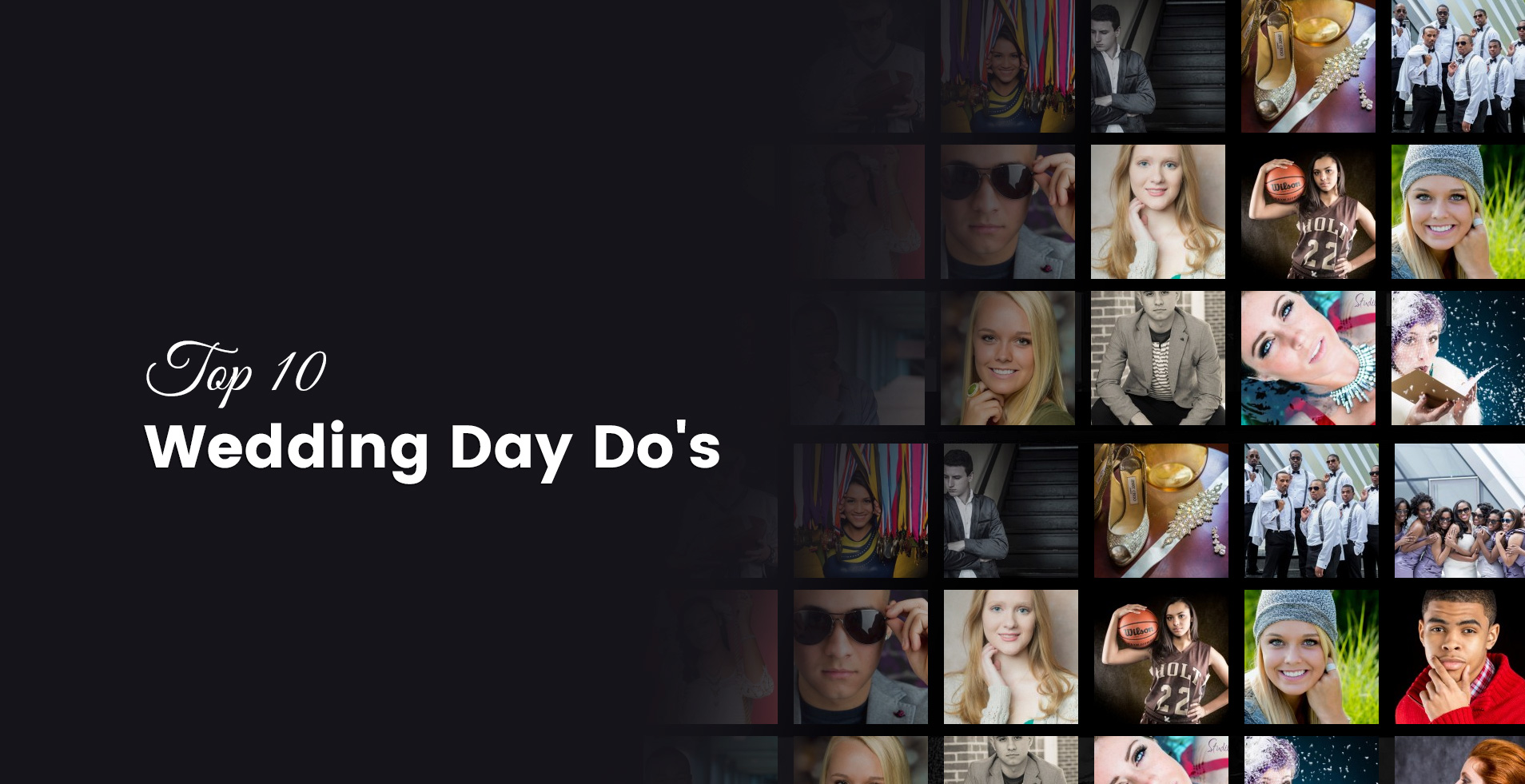 Top 10 Wedding Day Do's