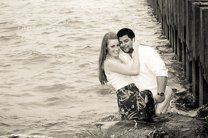 Matthew + ChaVonne Engagement Session in Grand Haven, Michigan