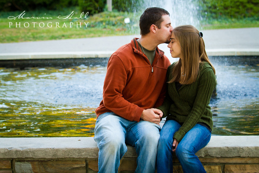 David and Jessica || Fall Engagement Session at Michigan State University