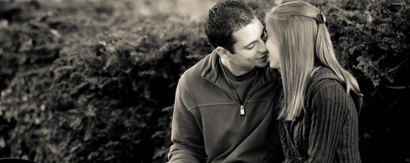 David and Jessica || Fall Engagement Session at Michigan State University