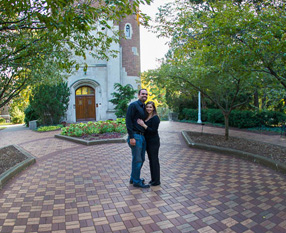 Andy & Michelle ~ Fall Engagement Session in East Lansing, MI