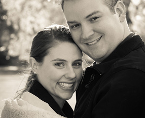 Bryan & Chelsea Fall Engagement Session - MSU Campus