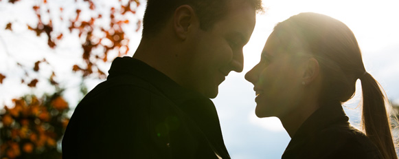Bryan & Chelsea Fall Engagement Session - MSU Campus