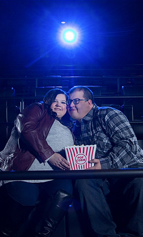 Monica and Chris - starring in their own Love Story